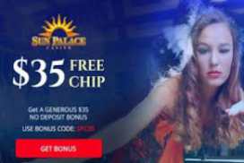 Sun palace free chip 2020