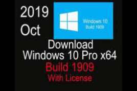 Windows 10 Pro en-US v1909 x64 BiT Activated-KBO