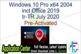 Windows 10 Pro x64 v2004 En-US - ACTiVATED July 2020 Update